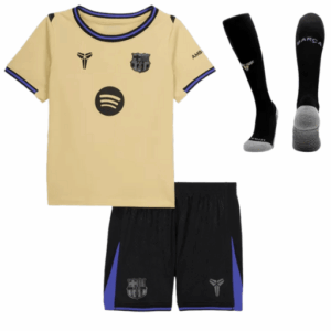 Barcelona Away Kids Soccer Jerseys Full Kit 2025/26
