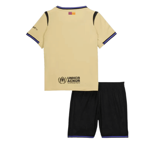 Barcelona Away Kids Soccer Jerseys Kit 2025/26