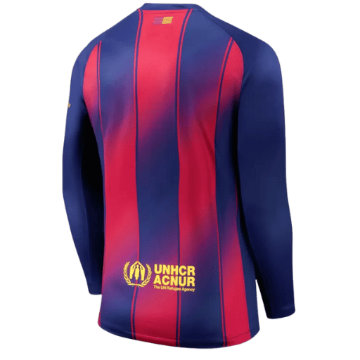 Barcelona Home Long Sleeve Soccer Jersey 2025/26