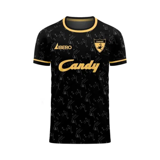 Camiseta de fútbol negra de Kenny Dalglish del Liverpool