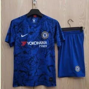 Parte delantera de la camiseta de fútbol del Chelsea de Eden Hazard 2018