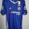 Parte delantera de la camiseta de fútbol del Chelsea de Eden Hazard 2017