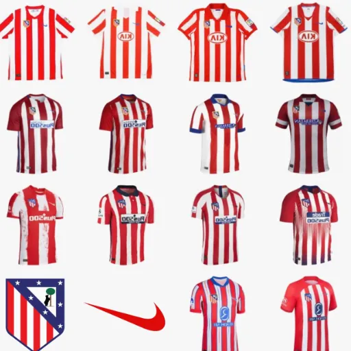 Overview of Atlético Madrid's Kit History