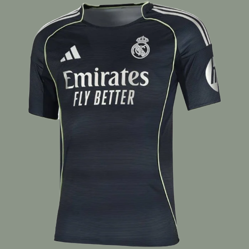 Kits de local y visitante del Real Madrid