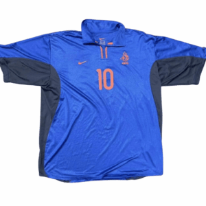 Camiseta azul de Dennis Bergkamp Holanda