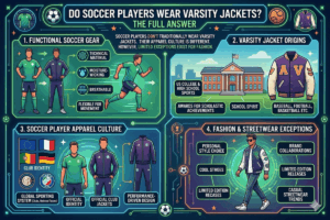 Les joueurs de football portent-ils des vestes universitaires, réponse complète