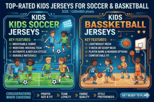 Camisetas infantiles mejor valoradas para fútbol y baloncesto