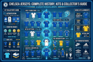 Chelsea Jerseys Complete History, Kits & Collector's Guide