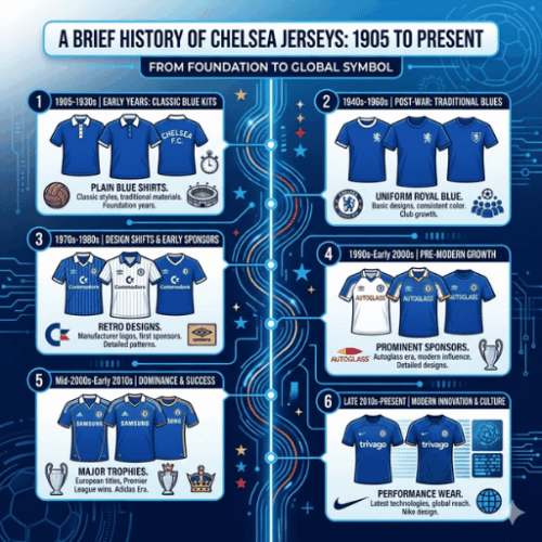 Chelsea Jerseys: Complete History, Kits & Collector's Guide - SoccerKit