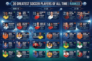 Famous Soccer Players 30 Greatest of All Time, Ranked