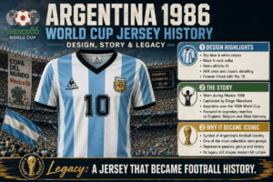Argentina 1986 World Cup Jersey History: Design, Story & Legacy