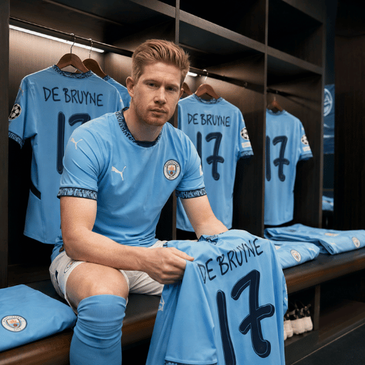 La colección de camisetas Kevin De Bruyne Manchester City de un vistazo