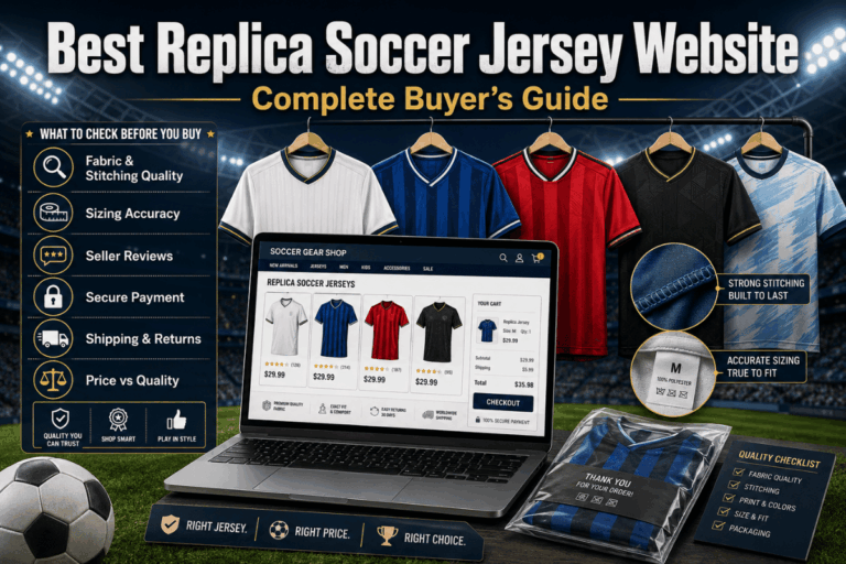 Best Replica Soccer Jersey Website: Complete Buyer's Guide