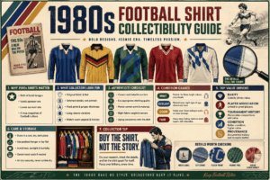 Guía de coleccionabilidad de camisetas de fútbol de los años 80