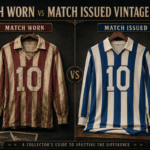 Maillot vintage porté par match contre match émis