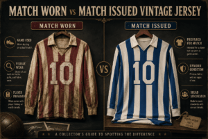 Match Worn vs Match Issued Vintage Jersey