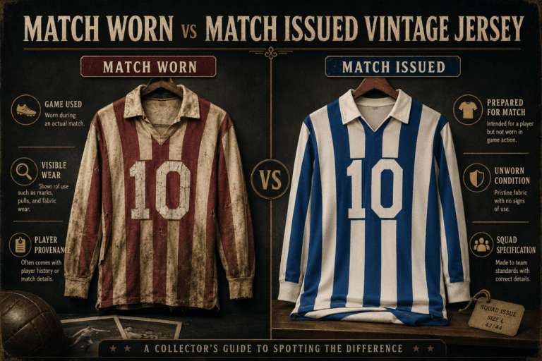 Match Worn vs Match Issued Vintage Jersey