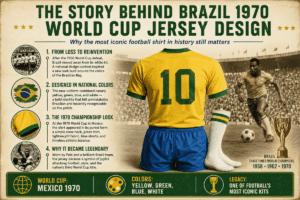 The Story Behind Brazil 1970 World Cup Jersey Design Story