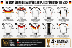 The Story Behind Germany World Cup Jersey Evolution 1990 to 2024
