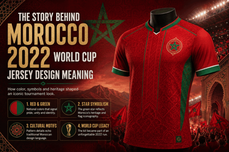 Morocco 2022 World Cup Jersey at a Glance