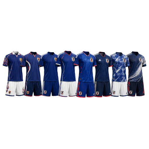 Every Japan World Cup Jersey at a Glance (1998-2026)