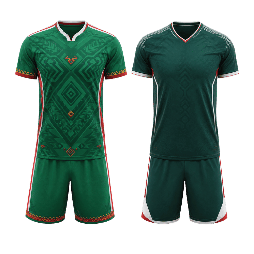 Mexico (El Tri): Gold Cup Jersey vs World Cup Jersey