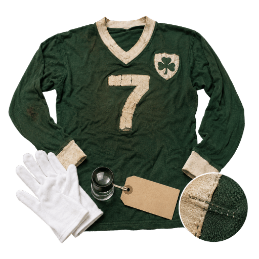 Comment authentifier une chemise usée en match