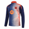 Barcelona 1 4 Zip Tracksuit 2025 26 Black Orange Left-Side