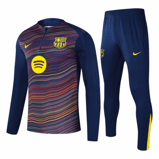 Barcelona 1 4 Zip Tracksuit 2025 26 Colorful Front-1