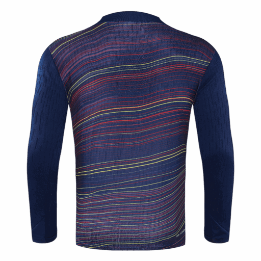 Barcelona 1 4 Zip Tracksuit 2025 26 Colorful Left-Side