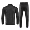 Barcelona 1 4 Zip Tracksuit 2025 26 Kids Black Back