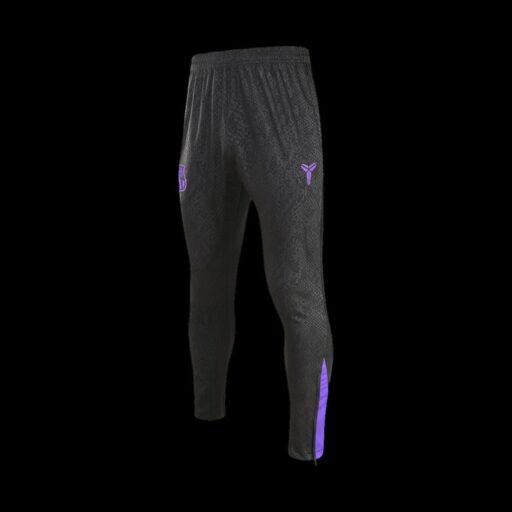 Barcelona 1 4 Zip Tracksuit 2025 26 Enfants Noir Détail-19