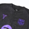 Barcelona 1 4 Zip Tracksuit 2025 26 Kids Black Sleeve-1