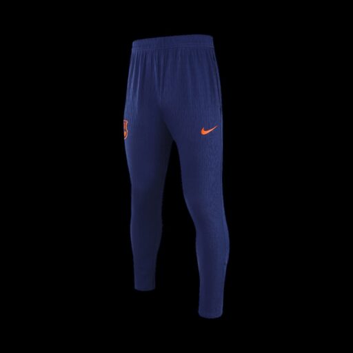 Barcelona 1 4 Zip Tracksuit 2025 26 Enfants Noir Orange Détail-22