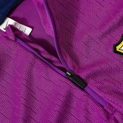 Barcelona 1 4 Zip Tracksuit 2025 26 Kids Purple Collar