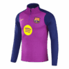 Barcelona 1 4 Zip Tracksuit 2025 26 Kids Purple Left-Side