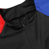 Barcelona 1 4 Zip Tracksuit Kids Black Collar-1