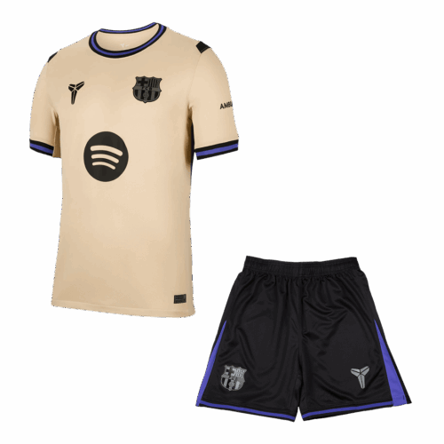 Barcelona Away Maillots Kit 2025 26 Avant