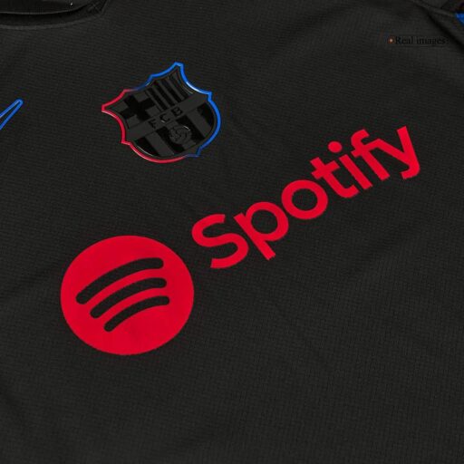 Barcelona Away Jerseys Kit Detail-2