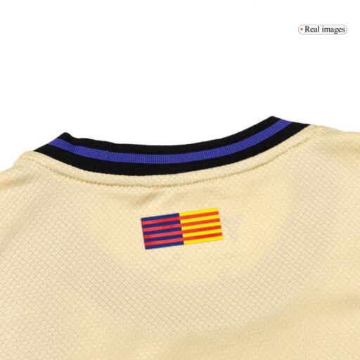 Barcelona Away Kids Soccer Jerseys Kit 2025 26 Detail-2