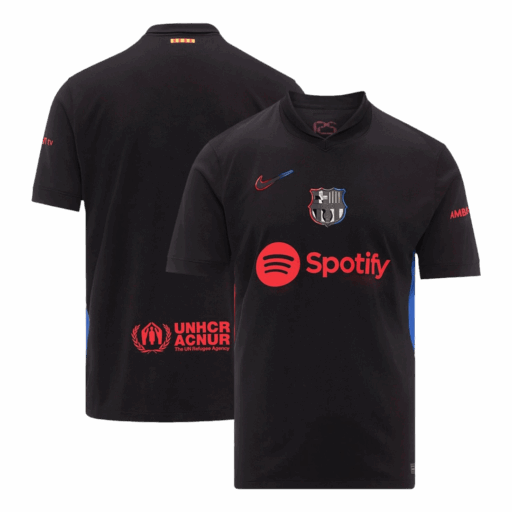 Maillot de football à l'extérieur de Barcelone, côté gauche