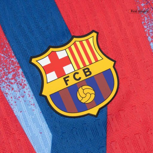 Barcelona Fourth Away Player Version Jersey 2025 26 Collar