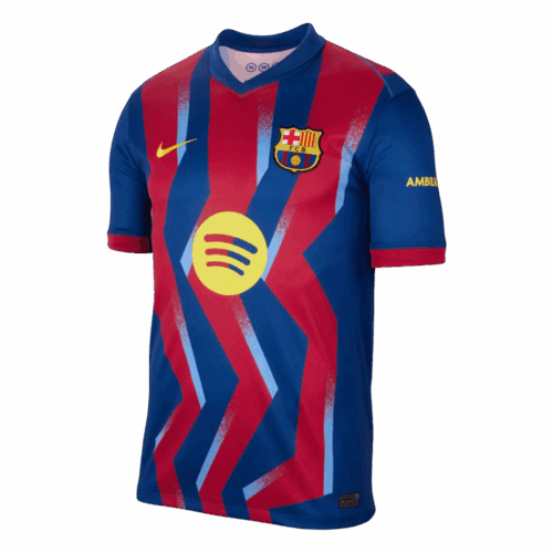 Barcelona Fourth Away Soccer Jersey 2025 26 Front