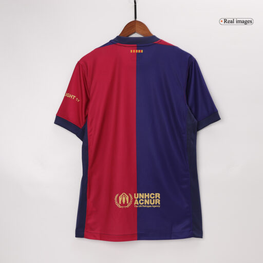 Barcelona Home Jerseys Kit Collar