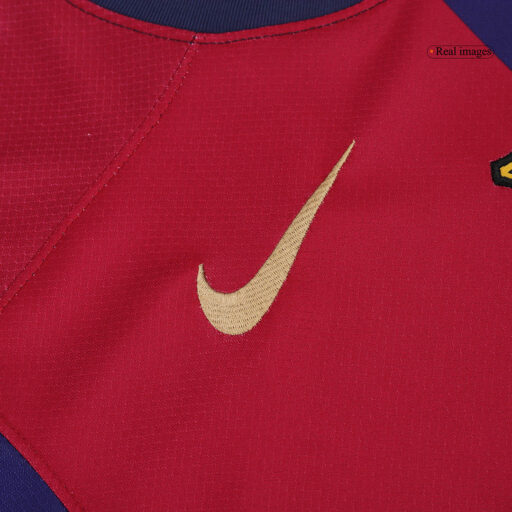 Barcelona Home Jerseys Kit Detail-1