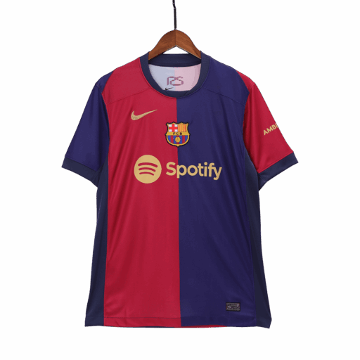 Barcelona Home Jerseys Kit Right-Side