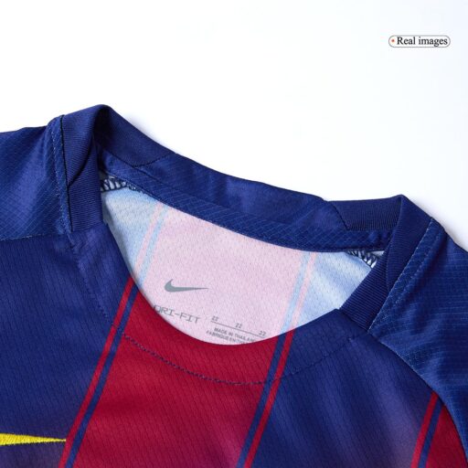 Kit de camisetas de fútbol para niños Barcelona Home 2025 26 Detalles-1