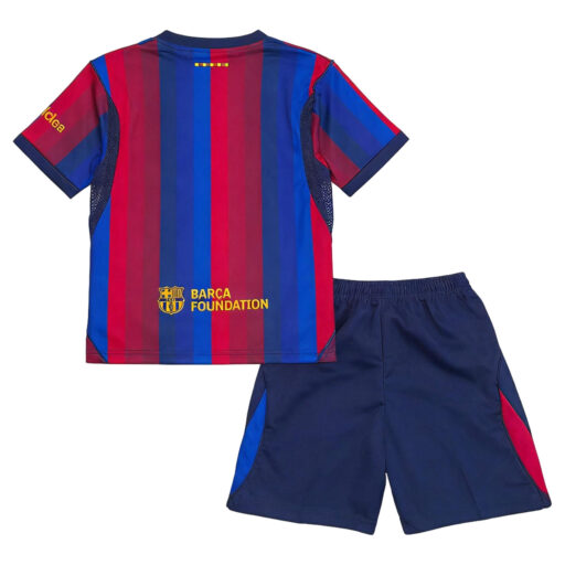 Barcelona Home Kids Soccer Jerseys Kit 2026 27 Right-Side