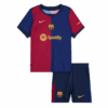 Barcelona Home Kids Soccer Jerseys Kit Front