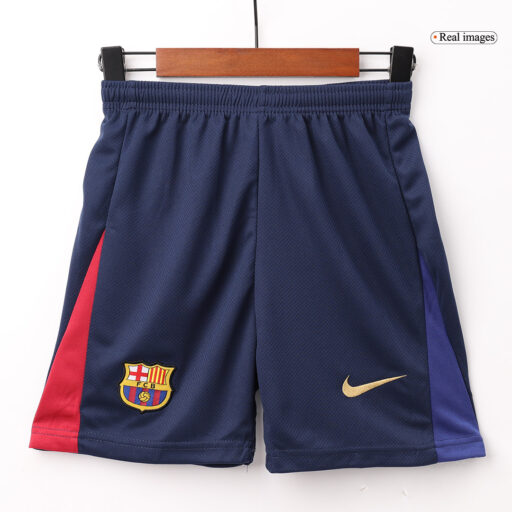 Barcelona Home Enfants Maillots de football Kit Manches